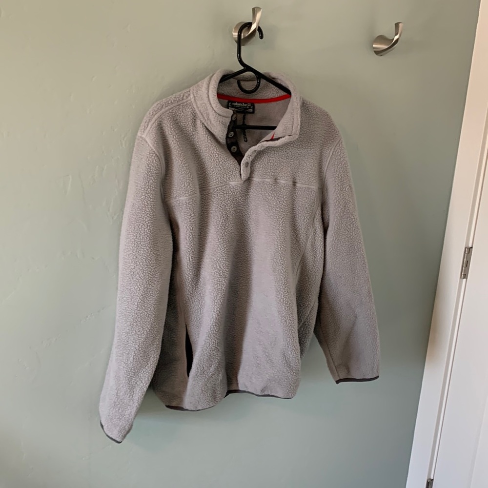 Fleece quarter zip jacket